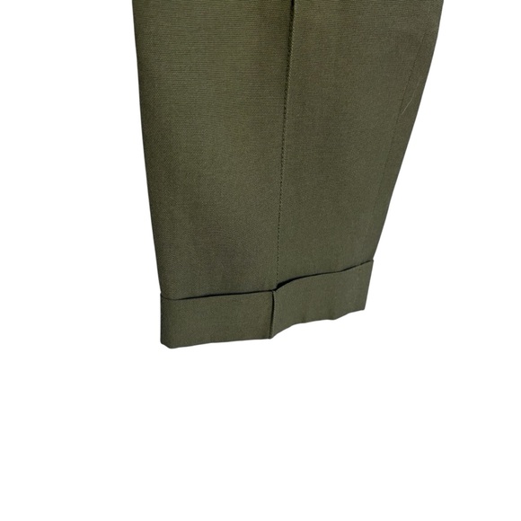 THEORY Treeca CL Mod Twill Ankle Pants in Khaki Green Size 6 — QUIET LUXURY!!! - Picture 8 of 9
